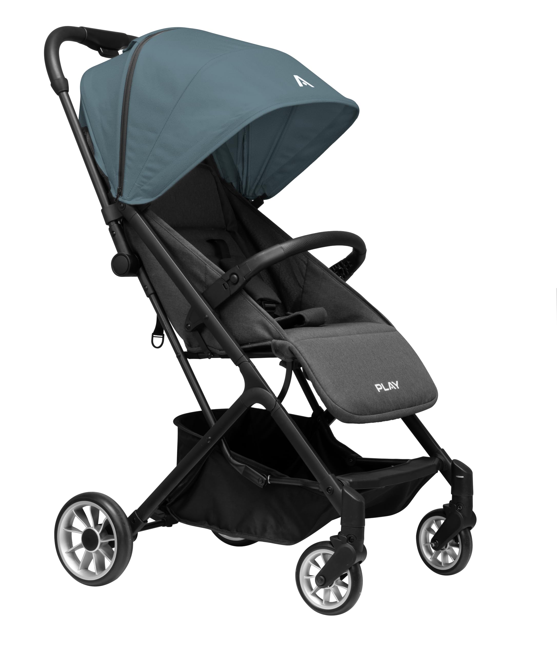 Play. Silla de paseo ligera plegable Play Hop, de 0-36 meses o de 0-22kg (Ocean Blue)