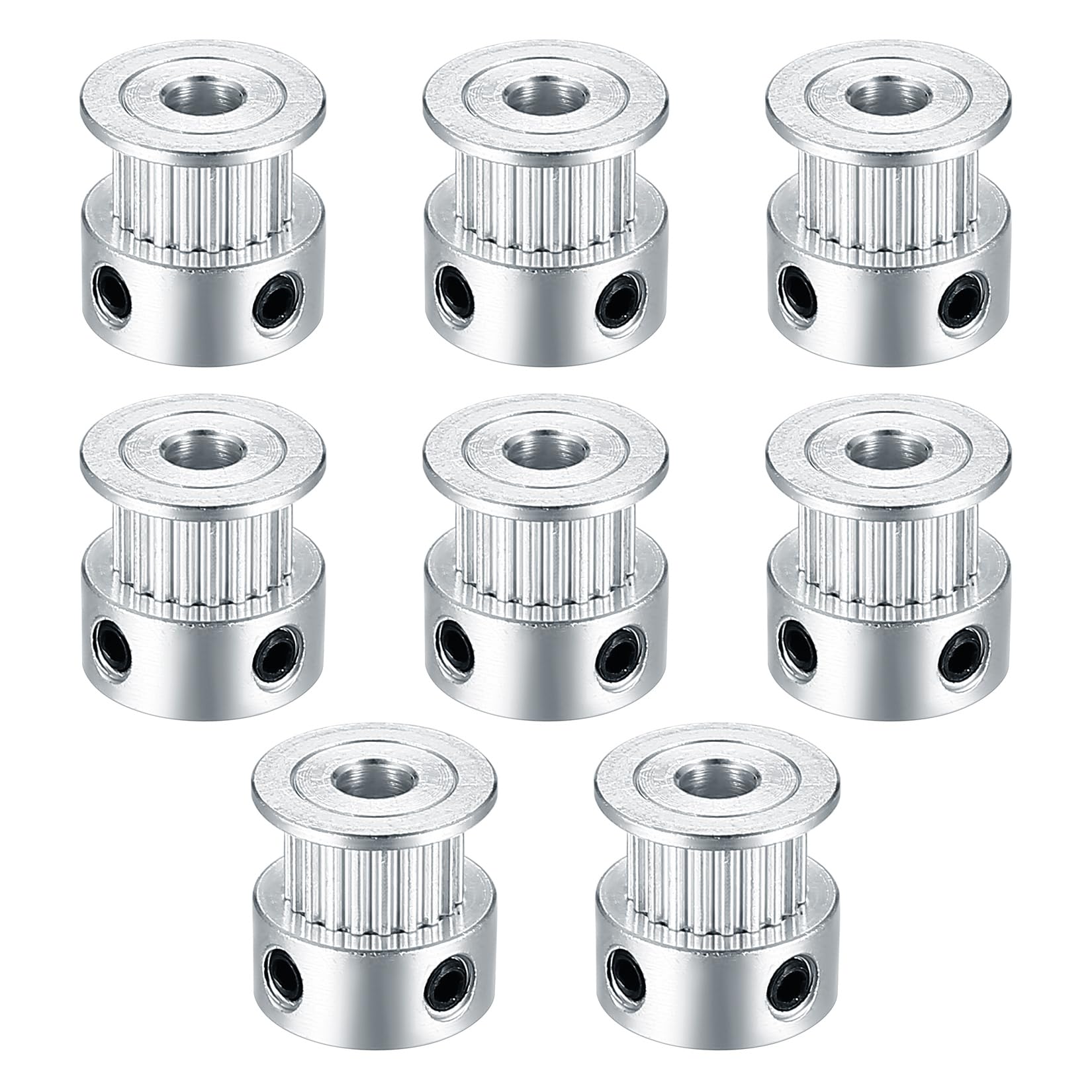 5 Pulegge Dentate In Alluminio 20Denti Per Cinghia 6mm - Foro 5mm/8mm, Per Stampanti 3D - Foto 8