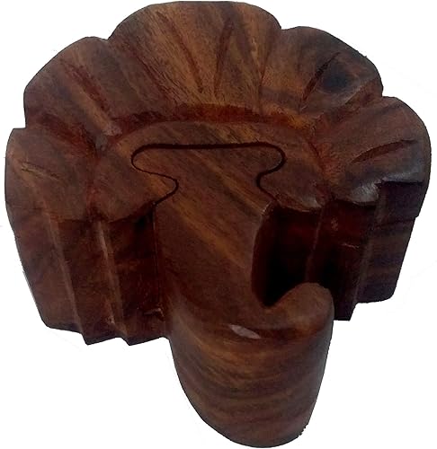 Miniatura 2 de Purpledip Caja mágica de madera rompecabezas 'Umbrella': caja de recuerdo misteriosa hecha a mano regalo (11965)