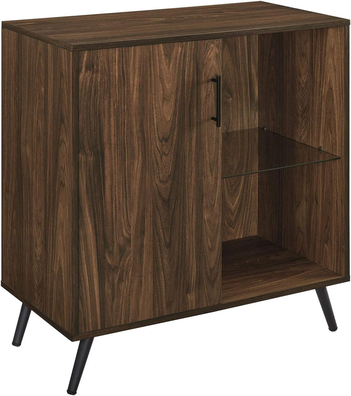 WE Furniture Sideboard, Buffet, TV Stand, Dark Walnut, One Size