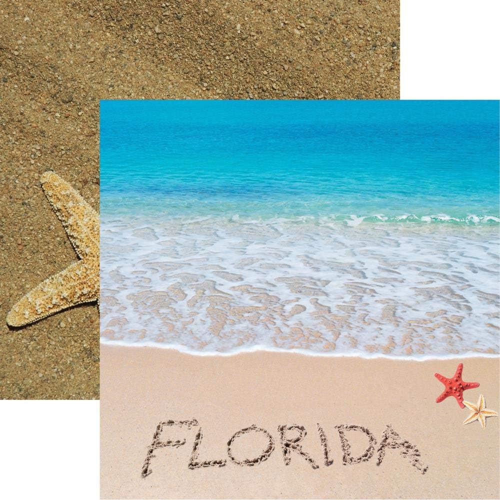 Florida - Florida - 12X12 Travel Scrapbook Papers by Reminisce - 5 Sheets