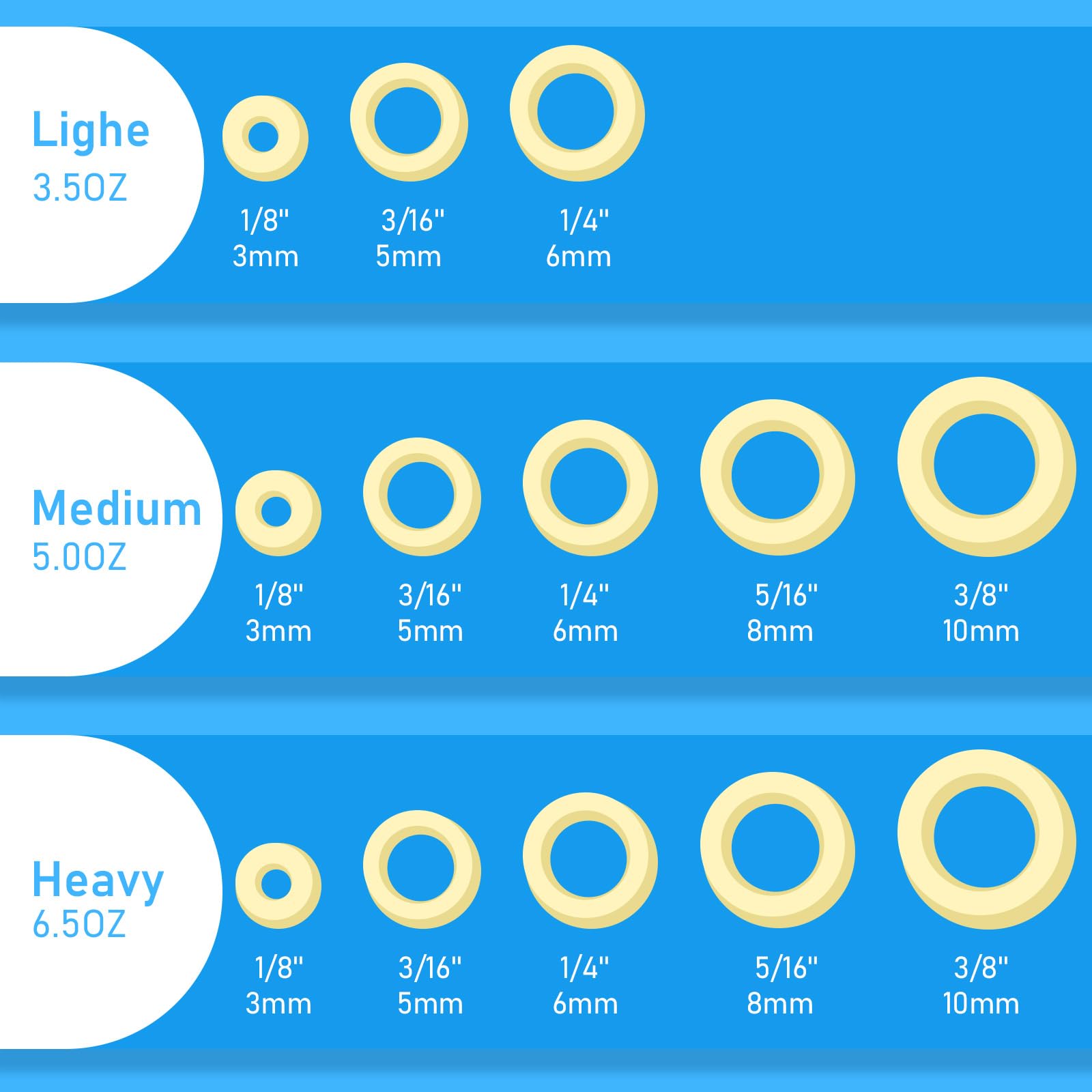 YYING Orthodontic Rubber Bands for Braces 3/16'' Heavy 6.5 oz, 100 Pcs Dental Intraoral Elastic Bands