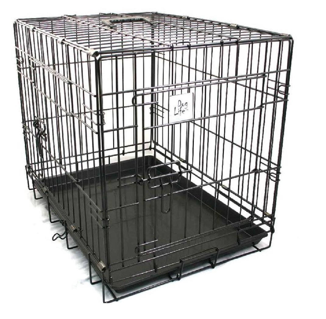 Dog Life (Black, Medium) Premium Dog Cages