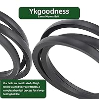 Vista 3 de Cinturón de cubierta para cortacésped de 1/2 pulgadas x 104 pulgadas, se adapta a John Deere Sabre GX20072 GY20570 E100 E110 E120 D100 110 120 130