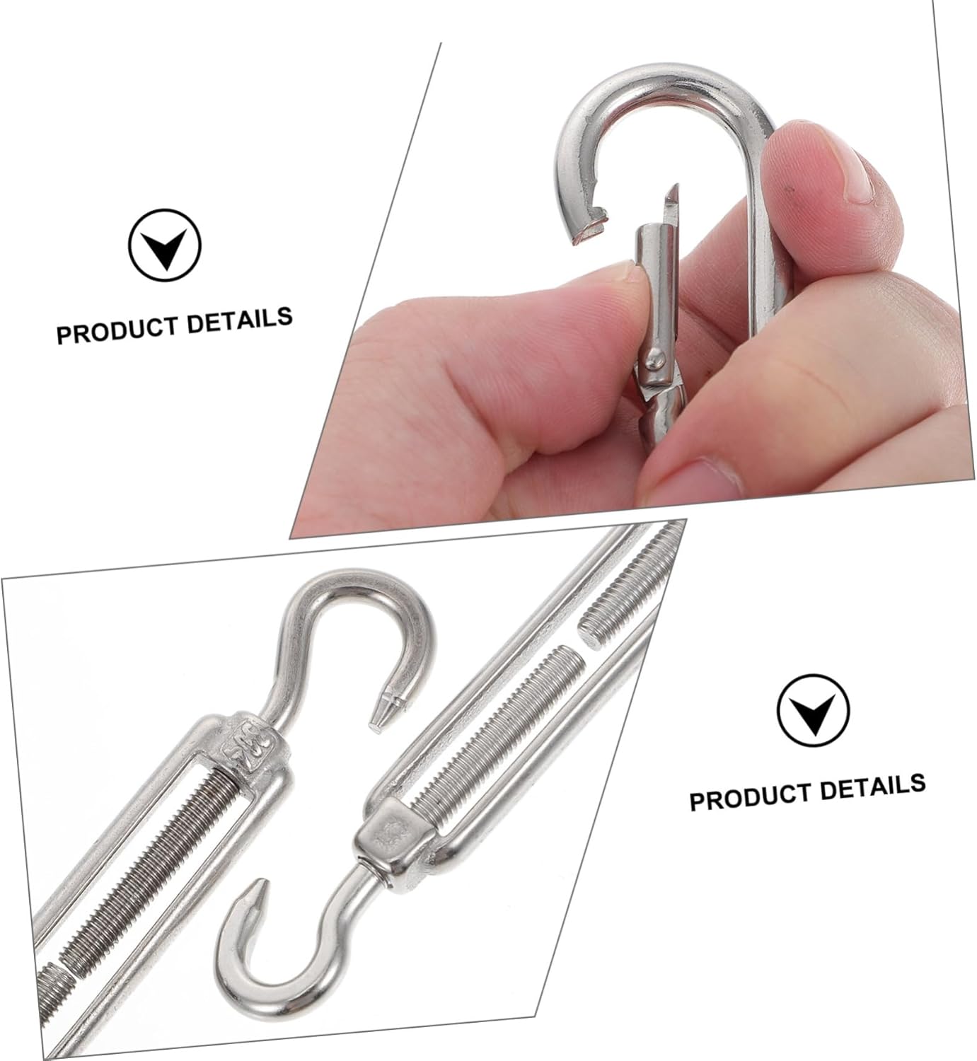 Cabilock Outdoor String Light Kit Ceiling Light Hanging Accessories Easy Install Hanging Lamp Supplies