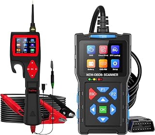 TopDiag P200 Power Circuit Probe Kit - Automotive Circuit Tester & Car Fault Scanner, 2 in 1, Battery Tester