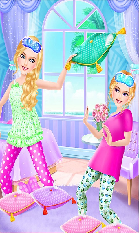 open lace back dress Girls PJ Party - Dress Up, Spa & Fun