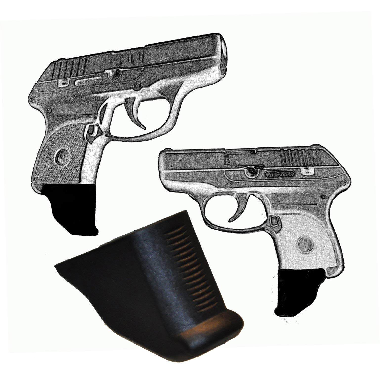 Garrison Grip Two 1.25 Inch Extension Fits Ruger LCP 380 and LCPII 380 Only (NOT for .22 Caliber or LCP MAX) Helps Deliver Comfort Control and Helps Raise Your Accuracy at The Range