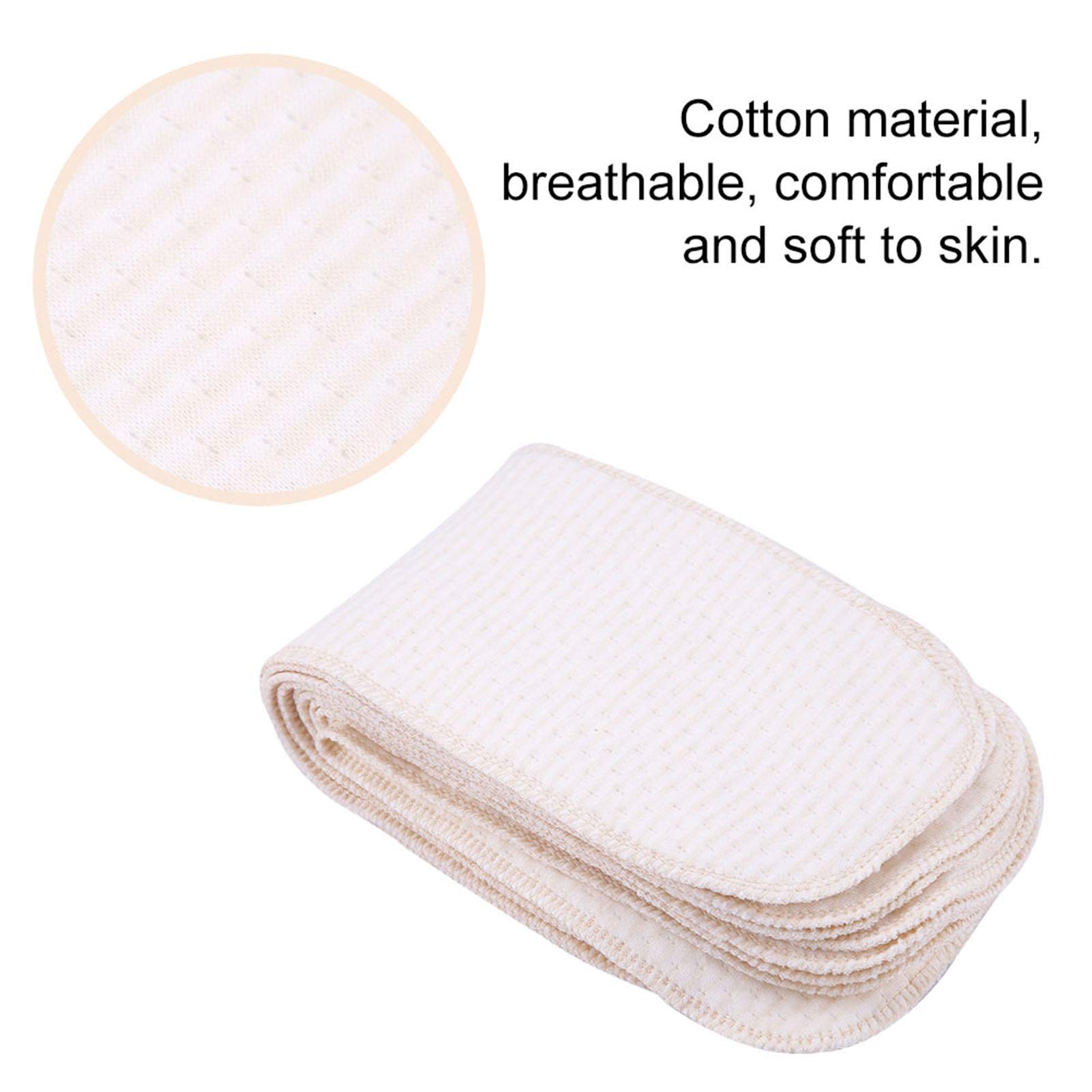 10 Pcs Bébé Couches, Coton Doux Respirant Bonne Absorption D'eau Doublures De Couches Réutilisables Insérer Des Couches Lavables