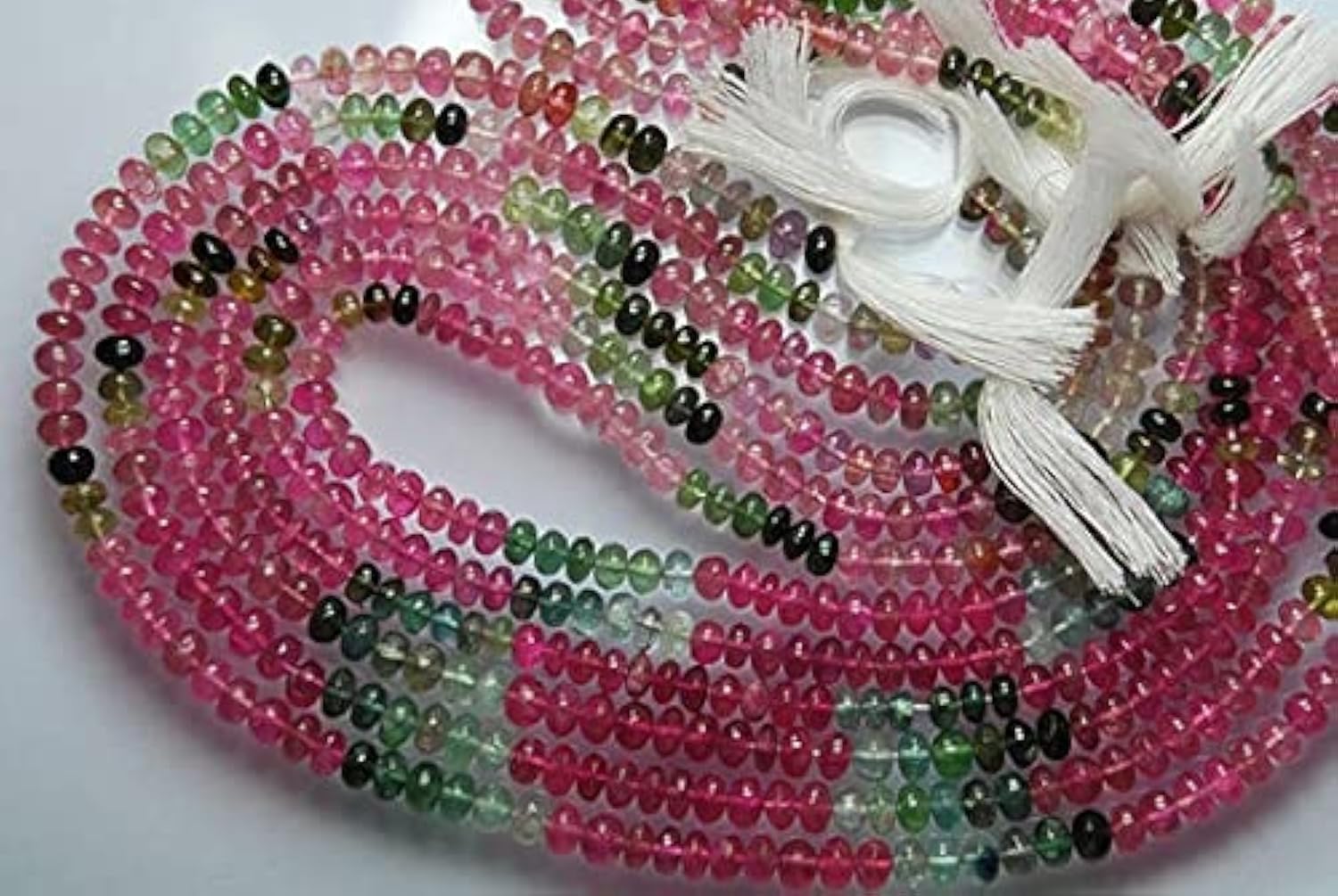 Tourmaline rondelles 5,5mm de qualité supérieure pour bijoux haut de gamme