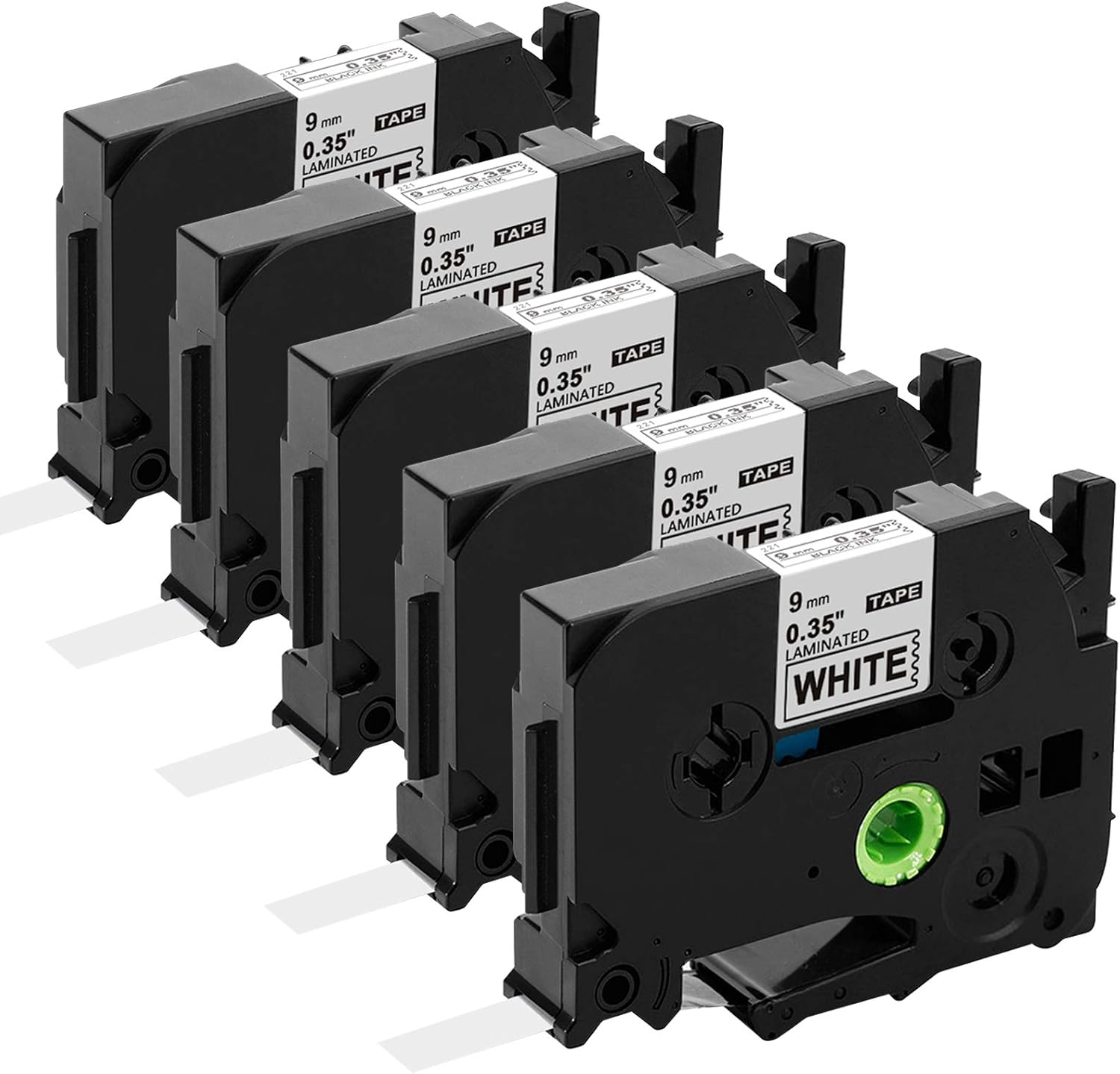 Upwinning Compatible Label Tape Replacement for Brother PTouch 9mm TZe