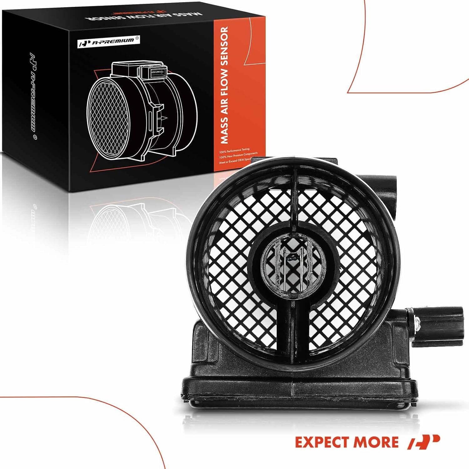 A-Premium Mass Air Flow Sensor Meter [fits 3 Pins, L4 1.6 1.8 2.0L] Compatible with Chevy Tracker 1999-2003 & Mazda Protege 1999-2003, Protege5 2002-2003 & Suzuki Vitara 1999-2003, Replace# FP3913215