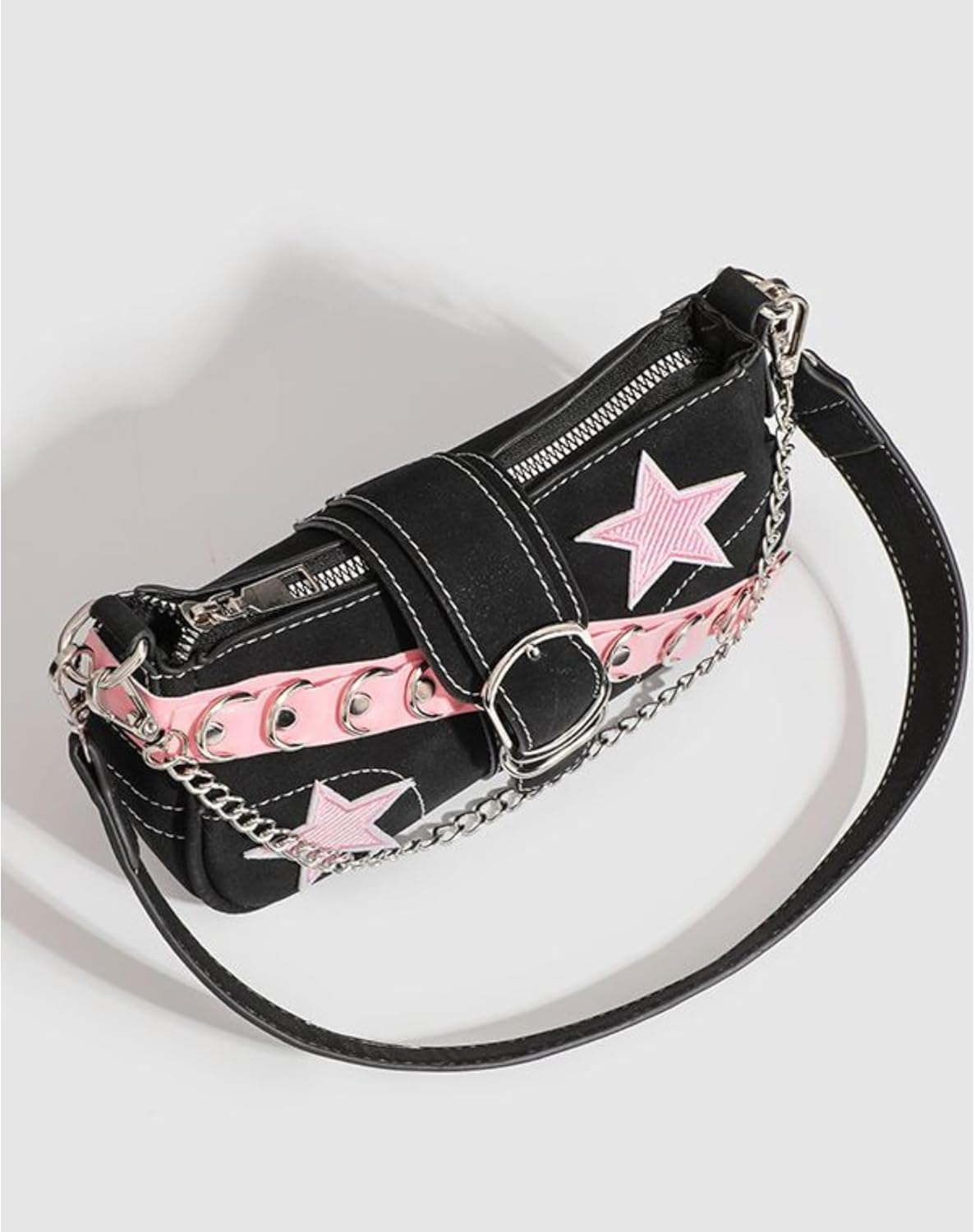 Cute Y2K Purse – Shoulder Bag with Chain Strap, Versatile Handbag for Women, Perfect for Daily Use, Parties & Travel - Image 6