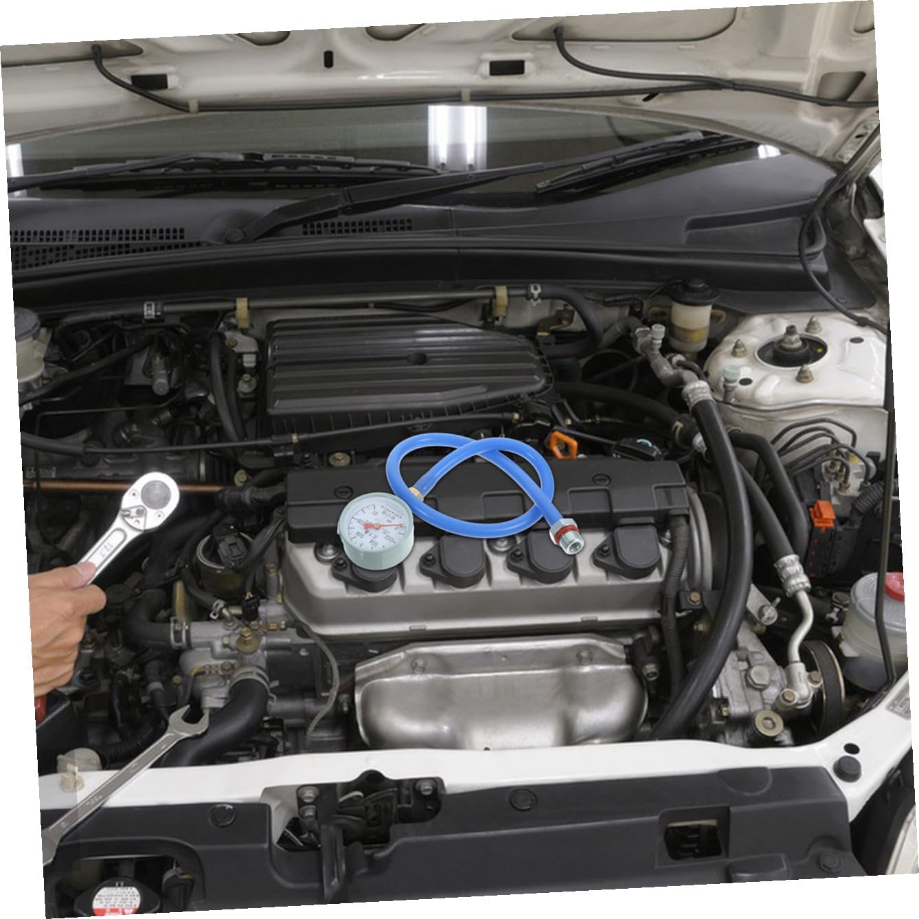 Car Exhaust Back Pressure Tester Kit for Catalytic Clogging Detection