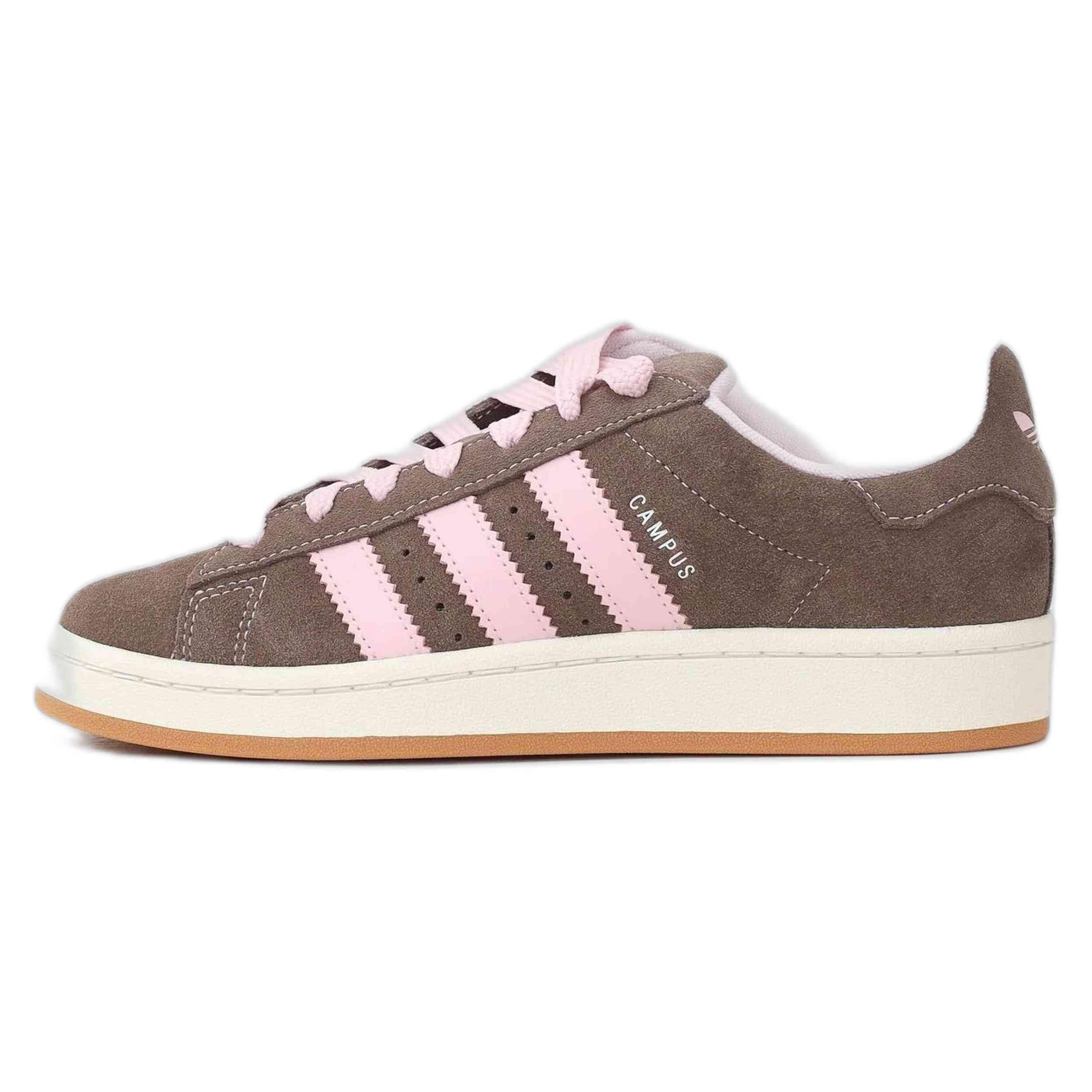 adidas Campus 00s J Big Kid Shoes, Earth Strata/Clear Pink/Off White, Size 5