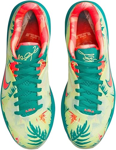 Vista 5 de Nike Lebron 9 Low Lebonald Palmer 2022 Edición Limitada, Lima blancaMango brillanteVerde Nuevo