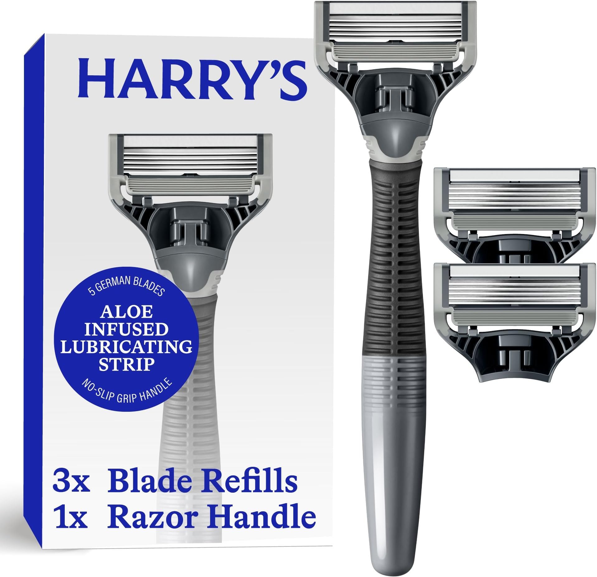Harry's Shaving Kit - Razor & Blade Refills -12 Harry's Shaving Kit - Razor & Blade Refills -12