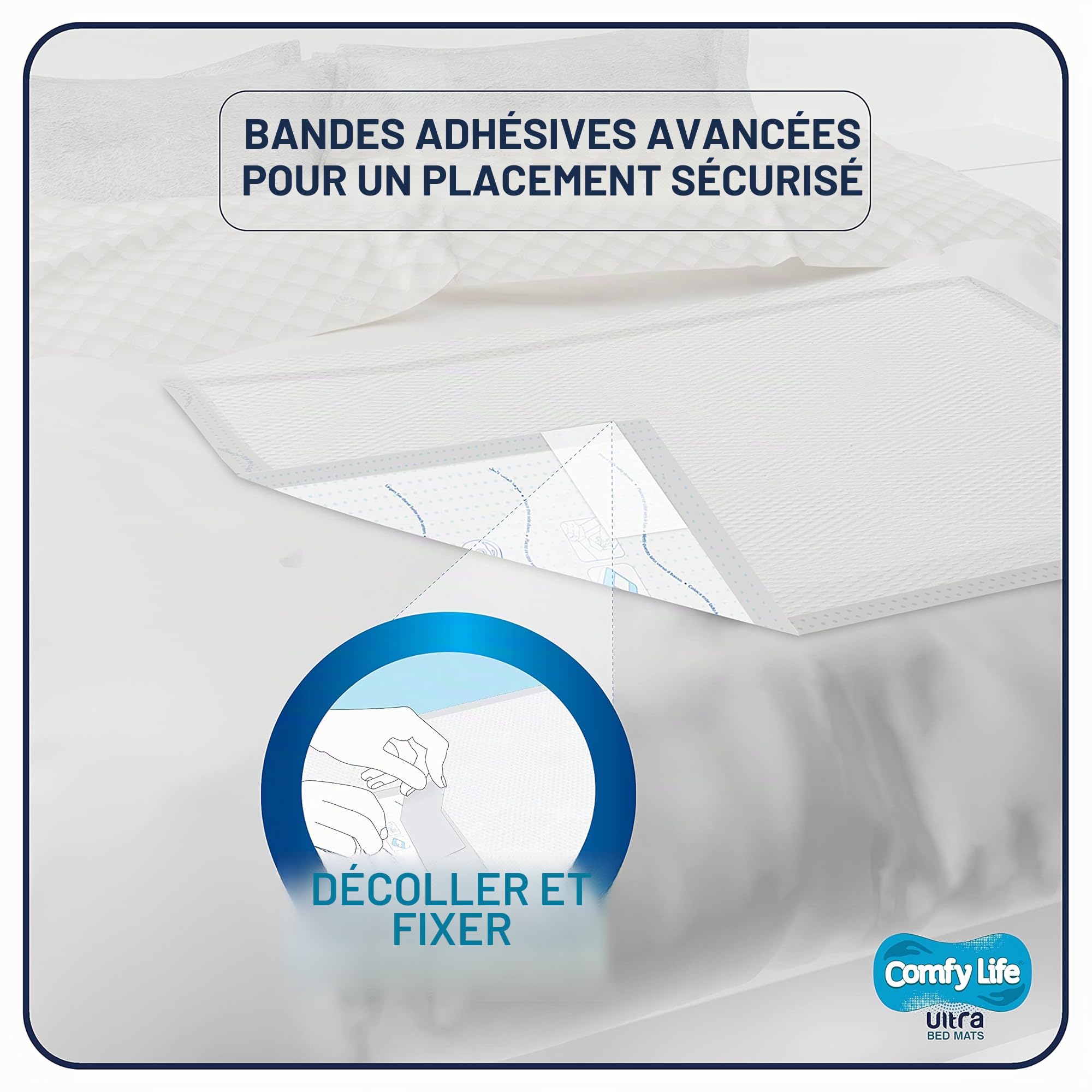 Comfy Life Ultra Lot de 15 alèses jetables pour Incontinence 75 x 90 cm