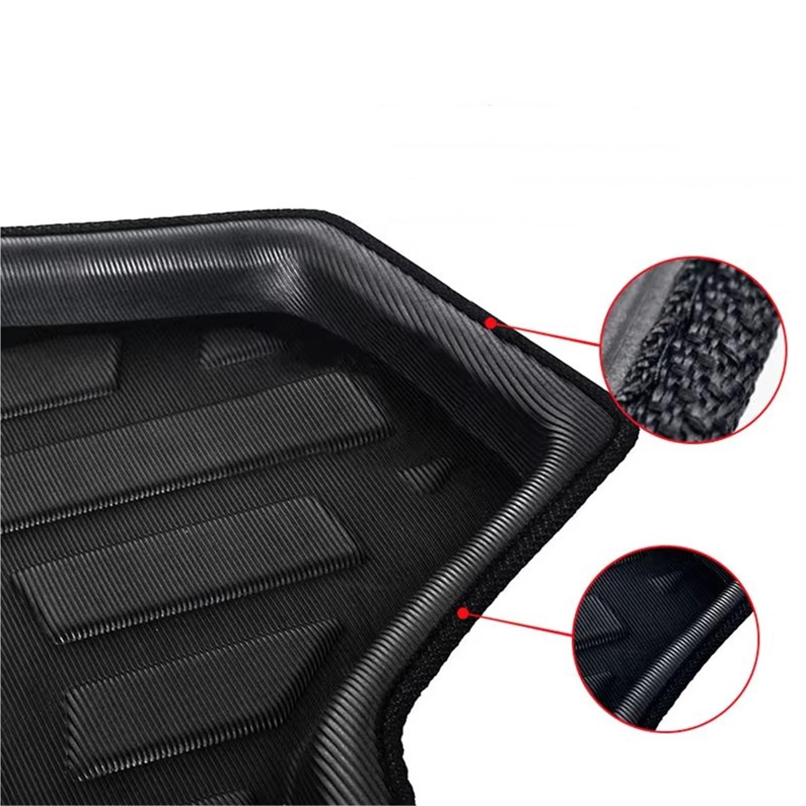 Compatible Avec Toyota Pour C-HR 2017 2018 2019 Plateau De Revêtement De Coffre Arrière De Voiture Tapis De Sol Tapis Tapis Accessoires D'intérieur