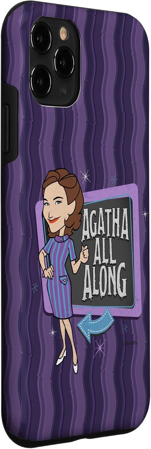 iPhone 11 Pro Marvel WandaVision Agatha All Along 60s Case