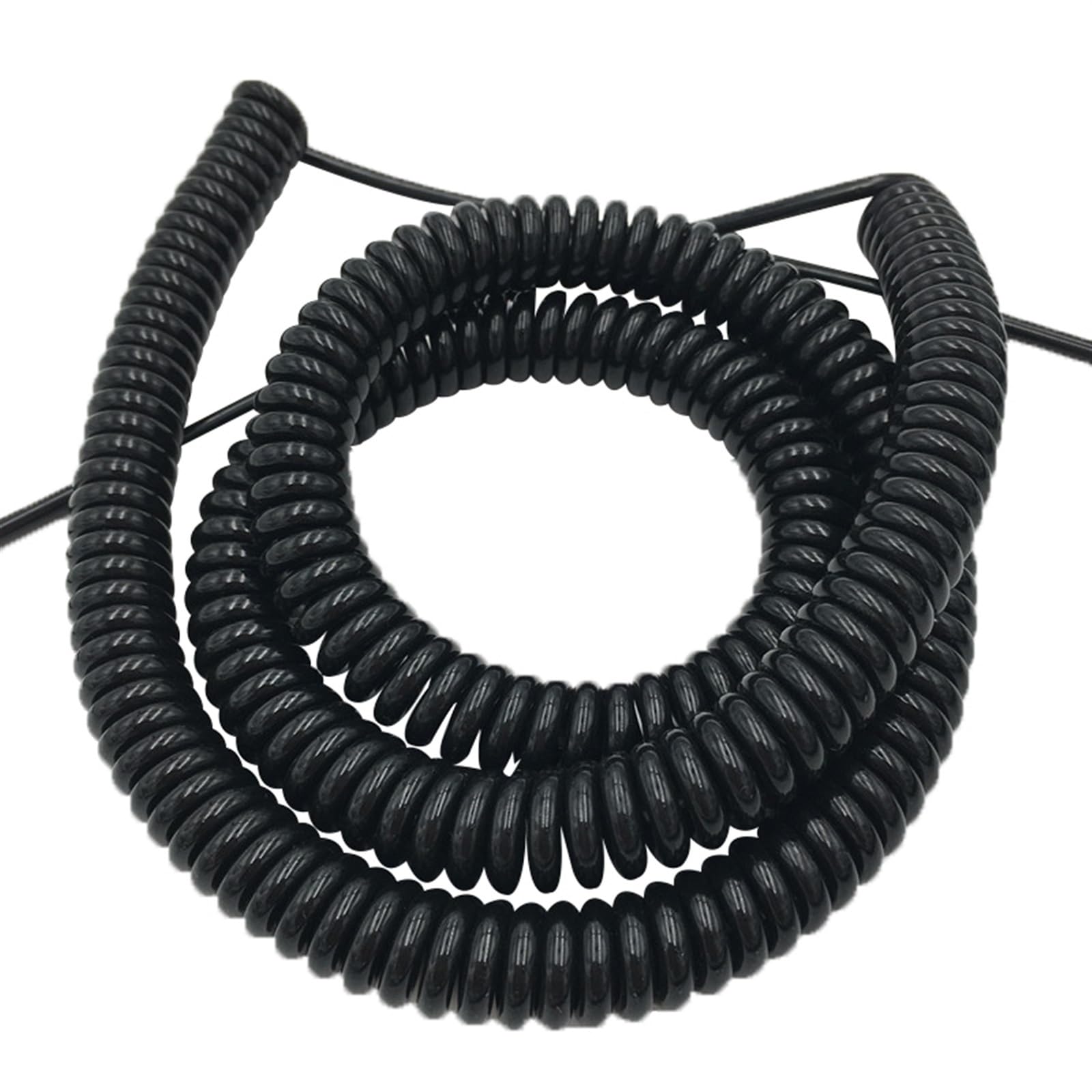 Cavo Dati Cavo telefonico Cavo telefonico, Cavo a Spirale a 3 conduttori 0,3 mm 22 AWG Cavo di Controllo Cavo di Alimentazione a Molla Guaina Filo di trazione(Stretch 8 Meter)