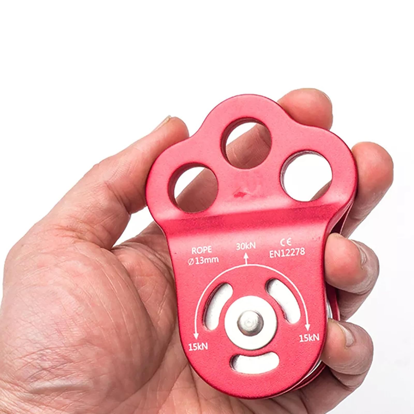 1PCS 30KN Triple Attachment Pulley for 13mm Rope Rigging Aerial Tools Parts