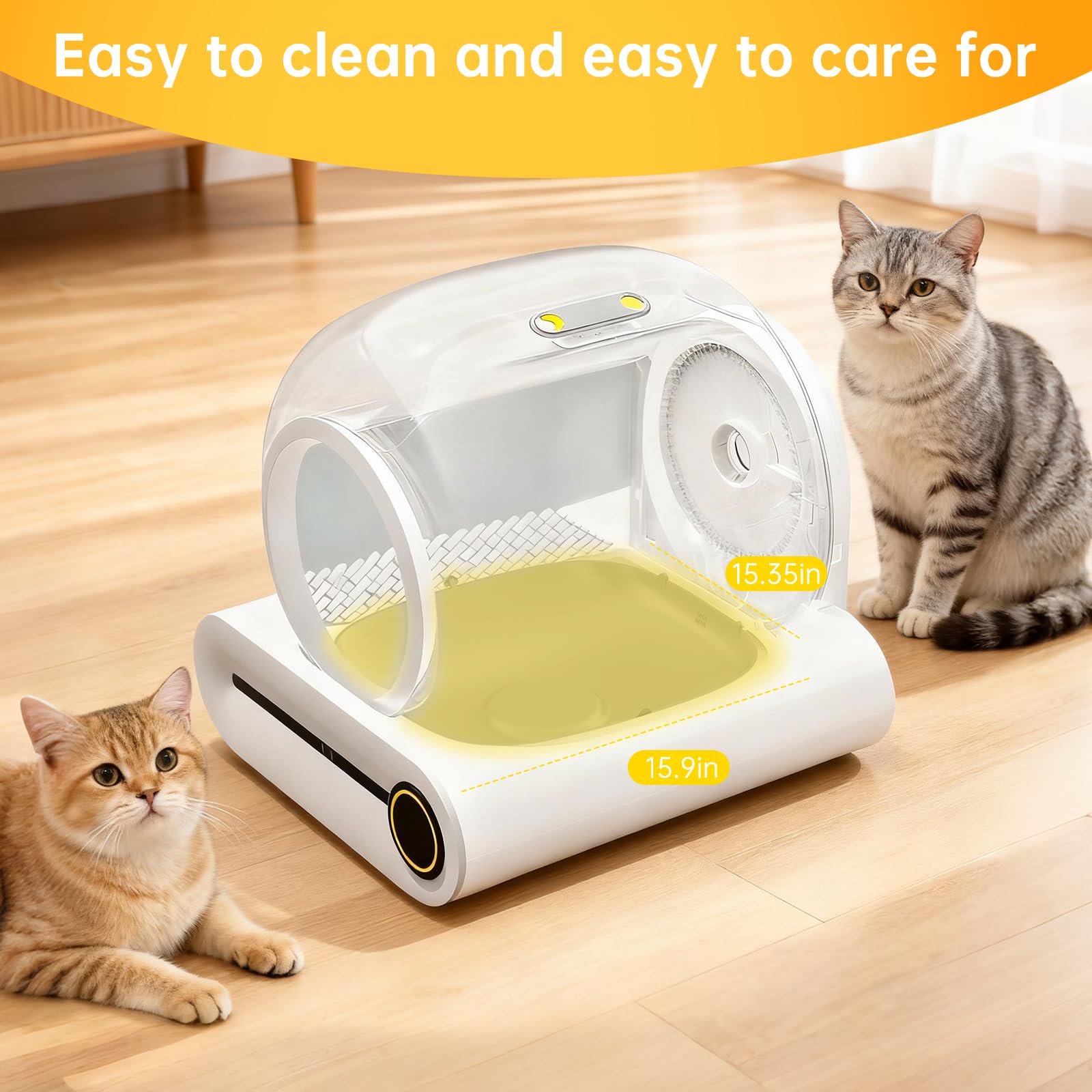 Silicone Cat Litter Mat Accessory Part, Waterproof Cat Litter Pad Replacement Part for Easy Cleaning of Automatic Self Cleaning Litter Boxes - image 7