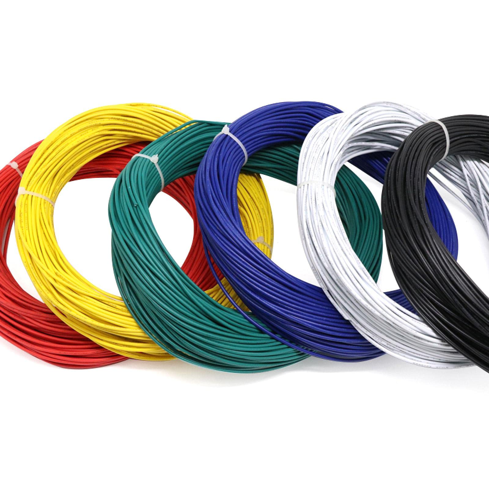 Cavo intrecciato in rame stagnato 30/28/26/24/20/20/18/17/16AWG, filo in silicone morbido resistente al calore, k scatola a 5 colori 13 Cavo intrecciato in rame stagnato 30/28/26/24/20/20/18/17/16AWG, filo in silicone morbido resistente al calore, k scatola a 5 colori 13