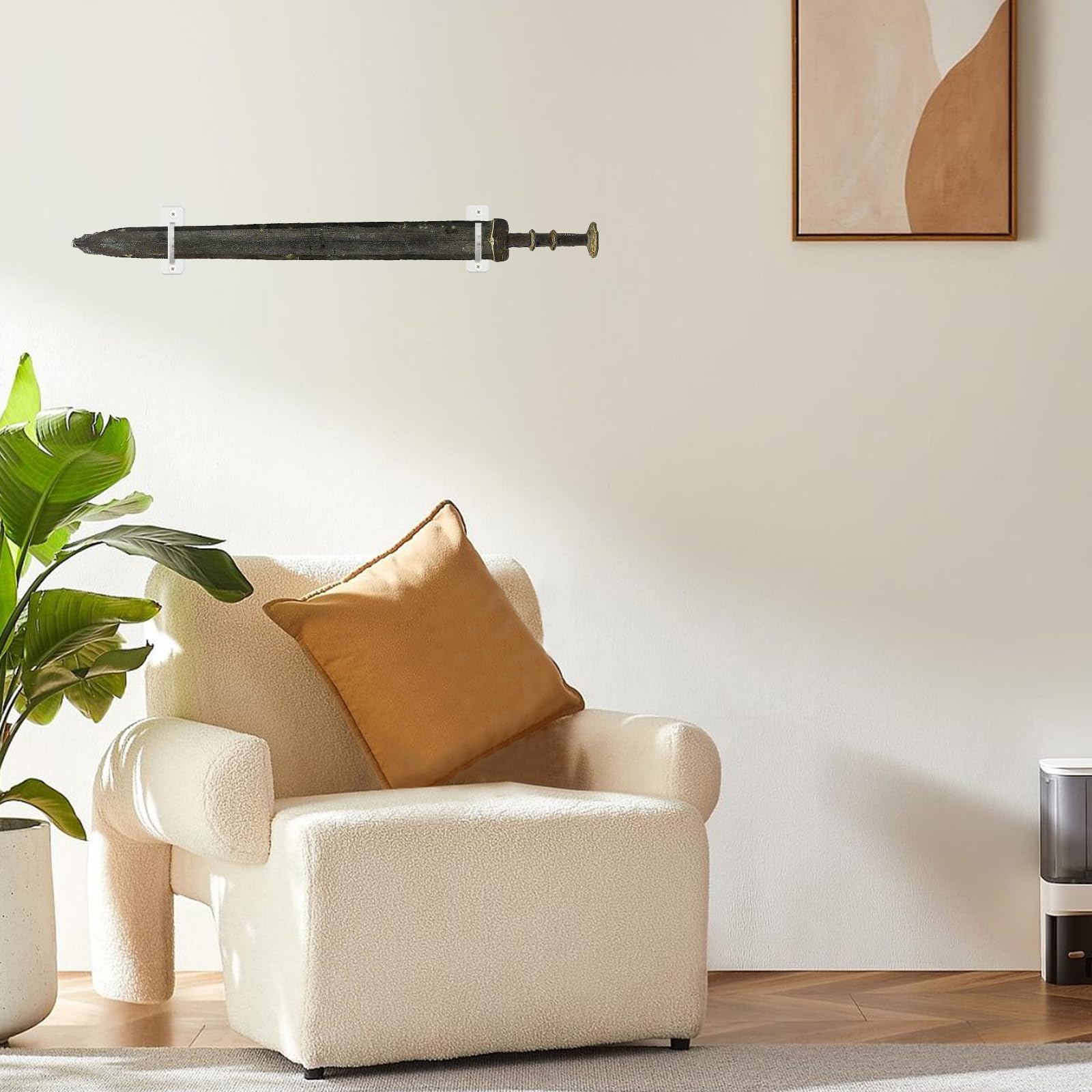 Soporte de pared para espada, sable de luz, espadas samurai, armas marciales