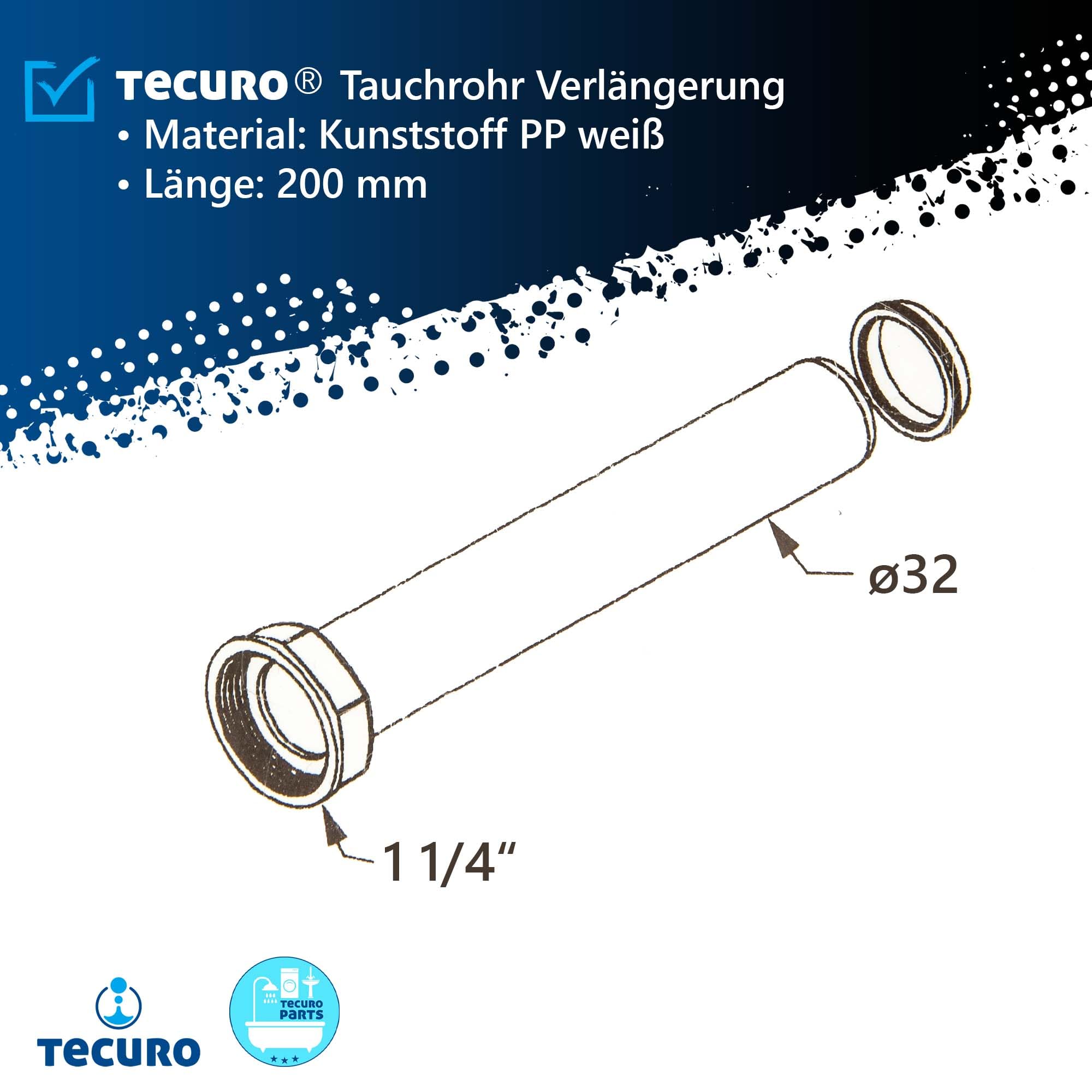 tecuro Ablauf-Doppelanschluss 1 Zoll ÜWM 58765-25 ab 8,74
