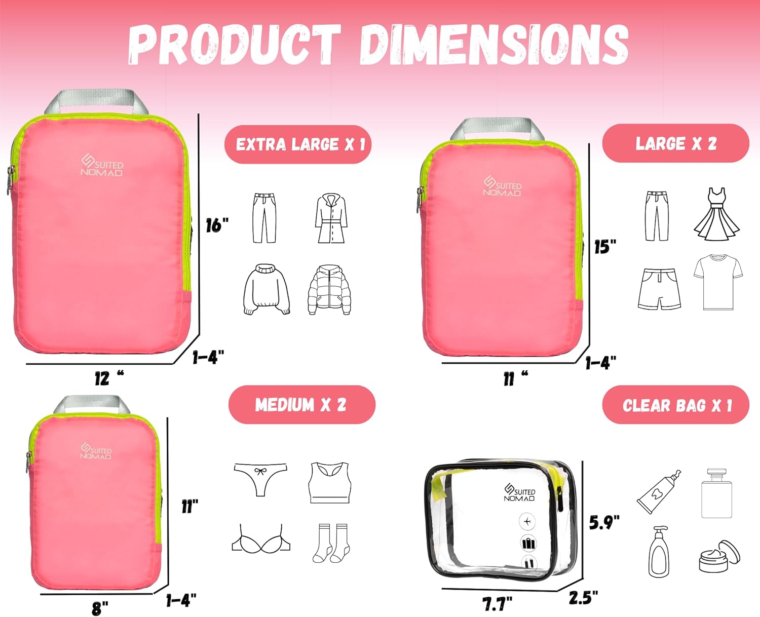 Ultralight Compression Packing Cube
