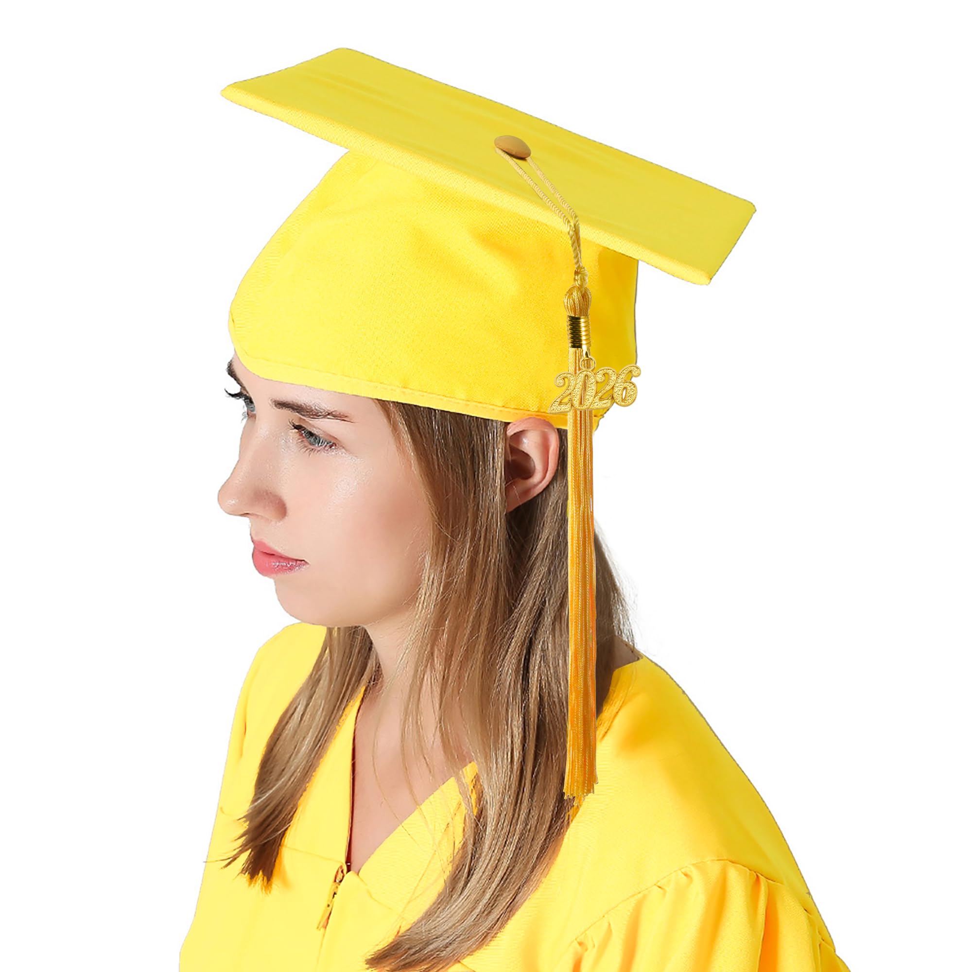 Snapklik.com : GraduationMall Matte Graduation Gown Cap Tassel Set 2026 ...