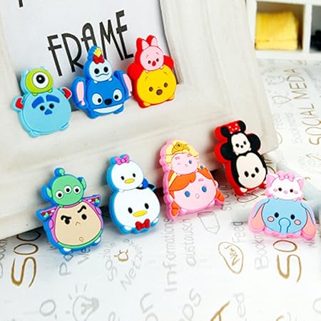 Amazon Co Jp 8 個 可愛いサンダルューズアクセサリー キャラクター ジビッツクロックス リストバンドのブレスレットに使用することができます 39 ジュエリー