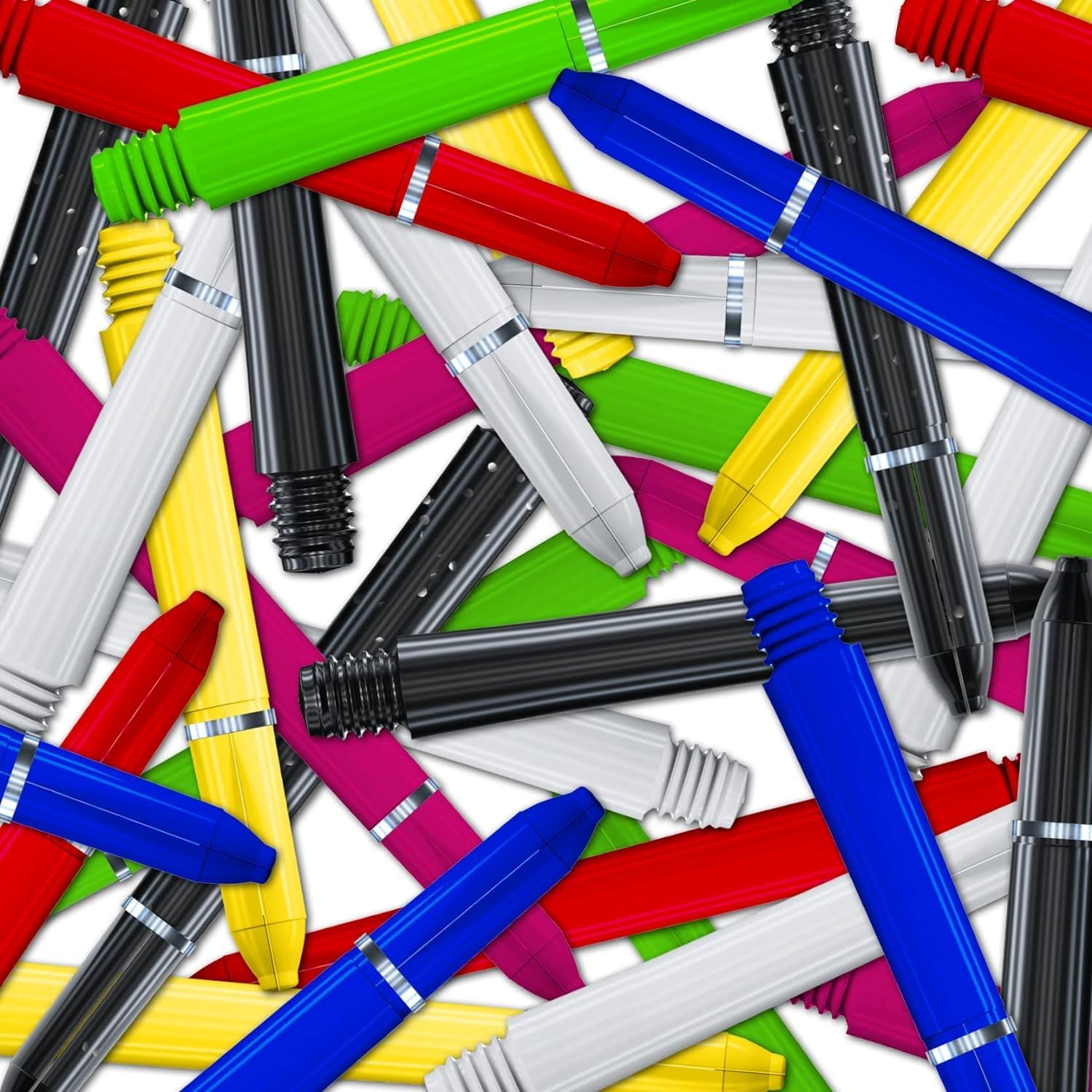 RED DRAGON 150 Piece Dart Shaft Bundle Pack - (50 Sets of Stems)