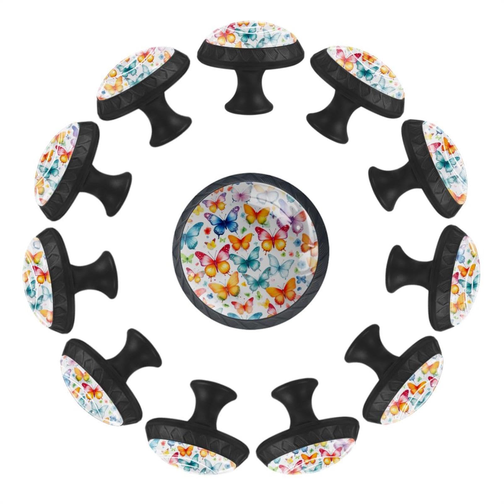 Boutons de tiroir ronds en verre cristal pour rénover facilement vos placards