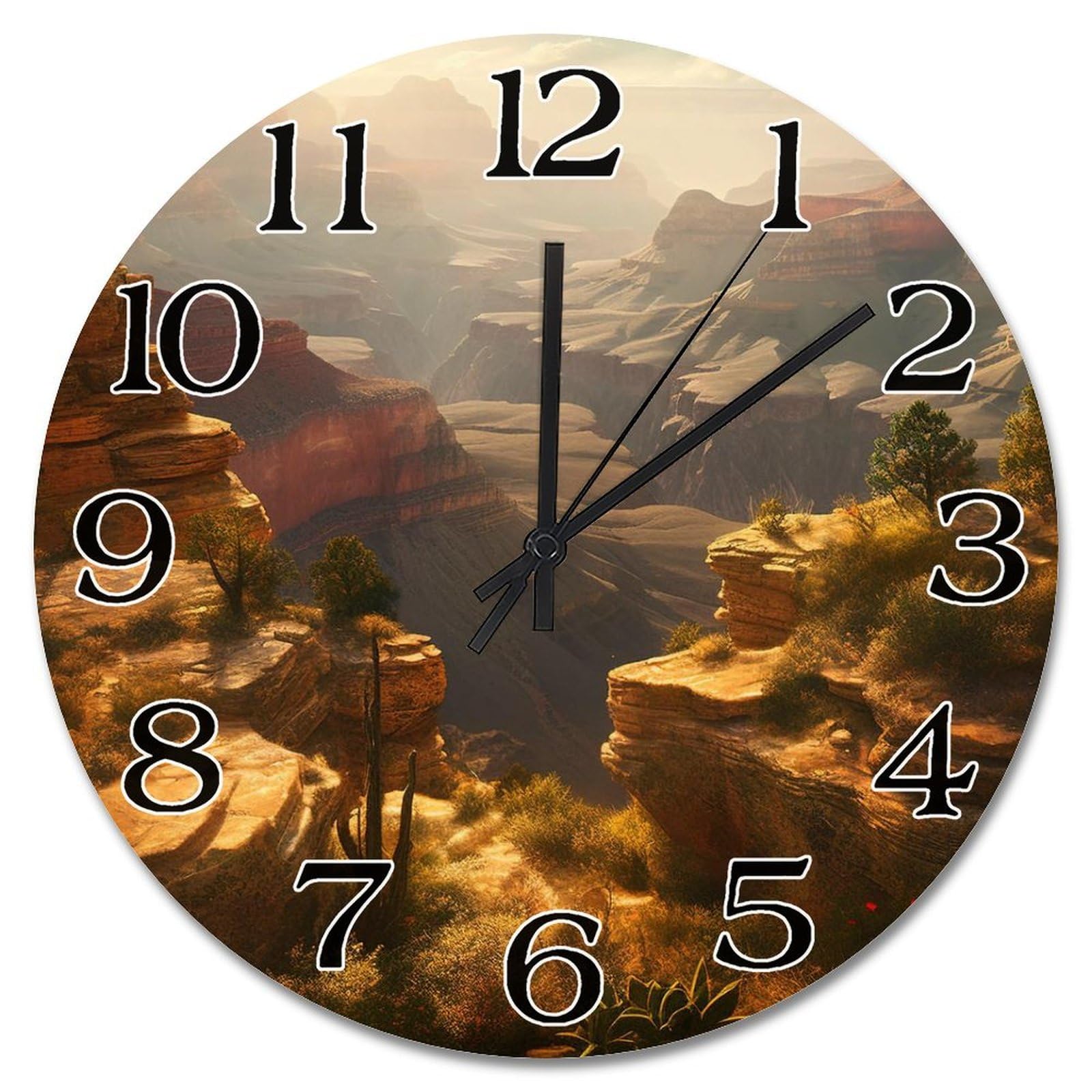 Horloge murale d'attraction touristique Grand Park 38cm à piles