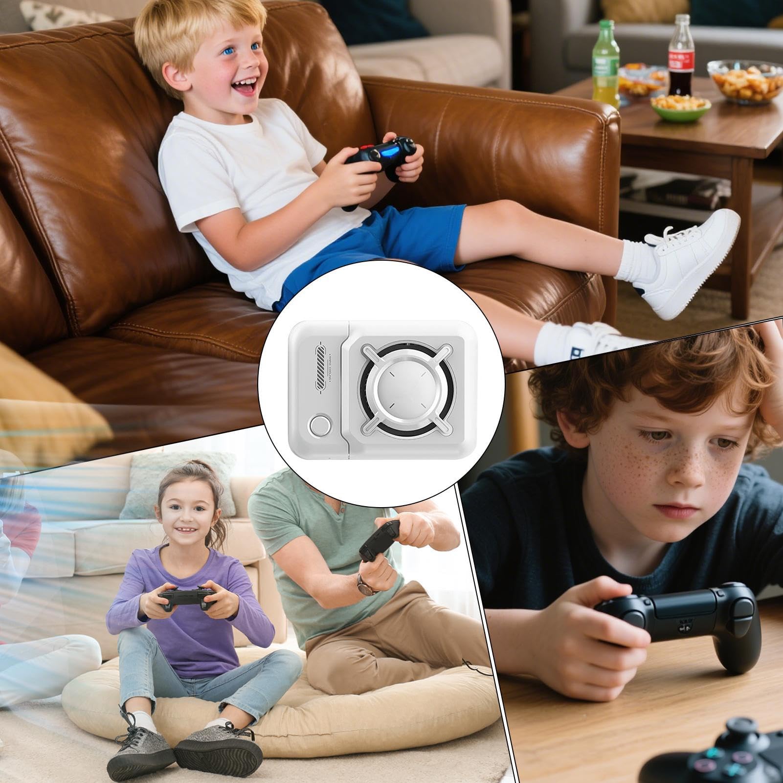 Ventilateur De Manette De Jeu,Dispositif de Rafraîchissement Pour Extension de Manette | Portable 3 Vitesses Réglable Maison Voyage Adultes