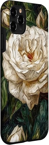 Vista 72 de Funda para iPhone 13 Van Gogh Art White Flower White Roses