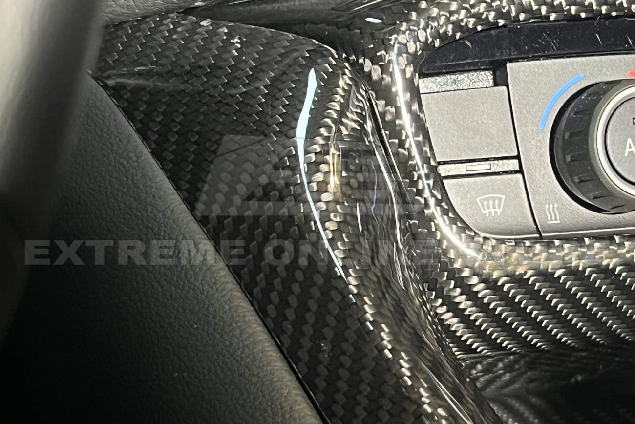 Extreme Online Store Replacement for 2020-Present Toyota A90 A91 Supra | JDM Factory Style Carbon Fiber Center Console Side Panel Gear Shift Trim Cover
