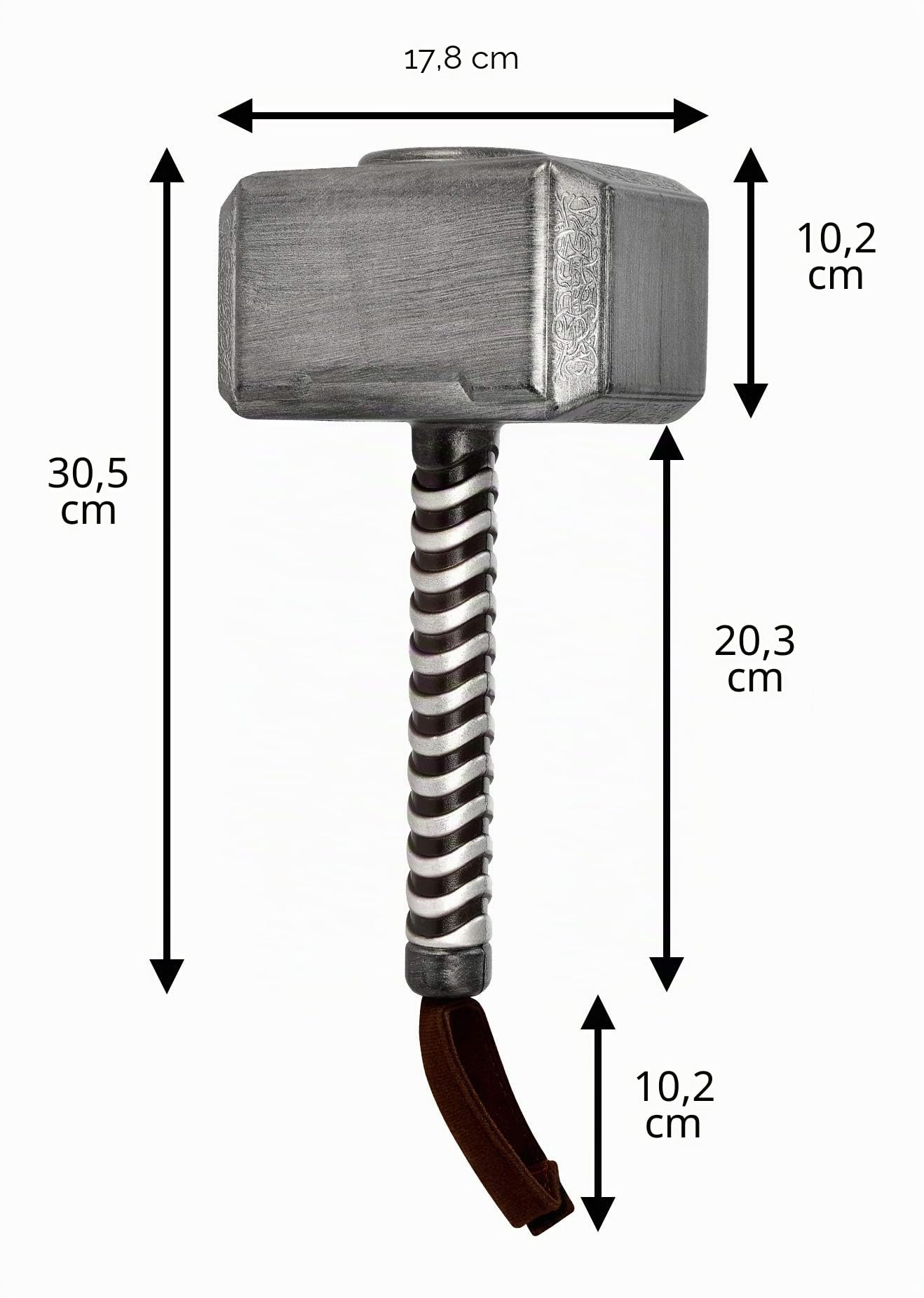 Rubie's Martello di Thor per bambini Avengers: accessorio per costume