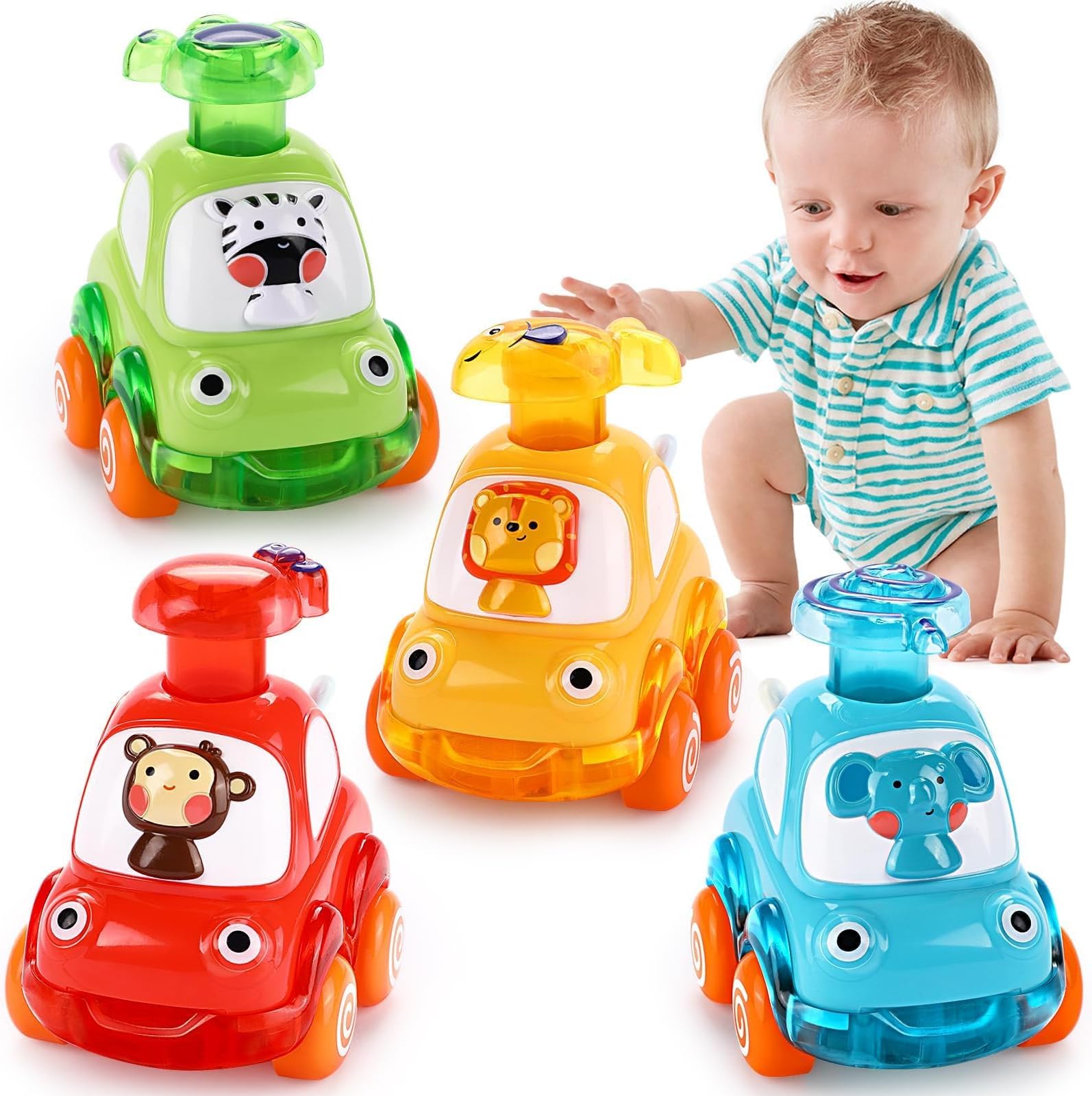 Palmatte Cars Toys for 1 Year Old Boy Birthday Gift Press and Go Toys Cars | 1 Year Old Boy Gifts 12-18 Months Toys for 1 Year Old Boy One Year Old Boys Toys First Birthday Gifts for 1-3 Year Old