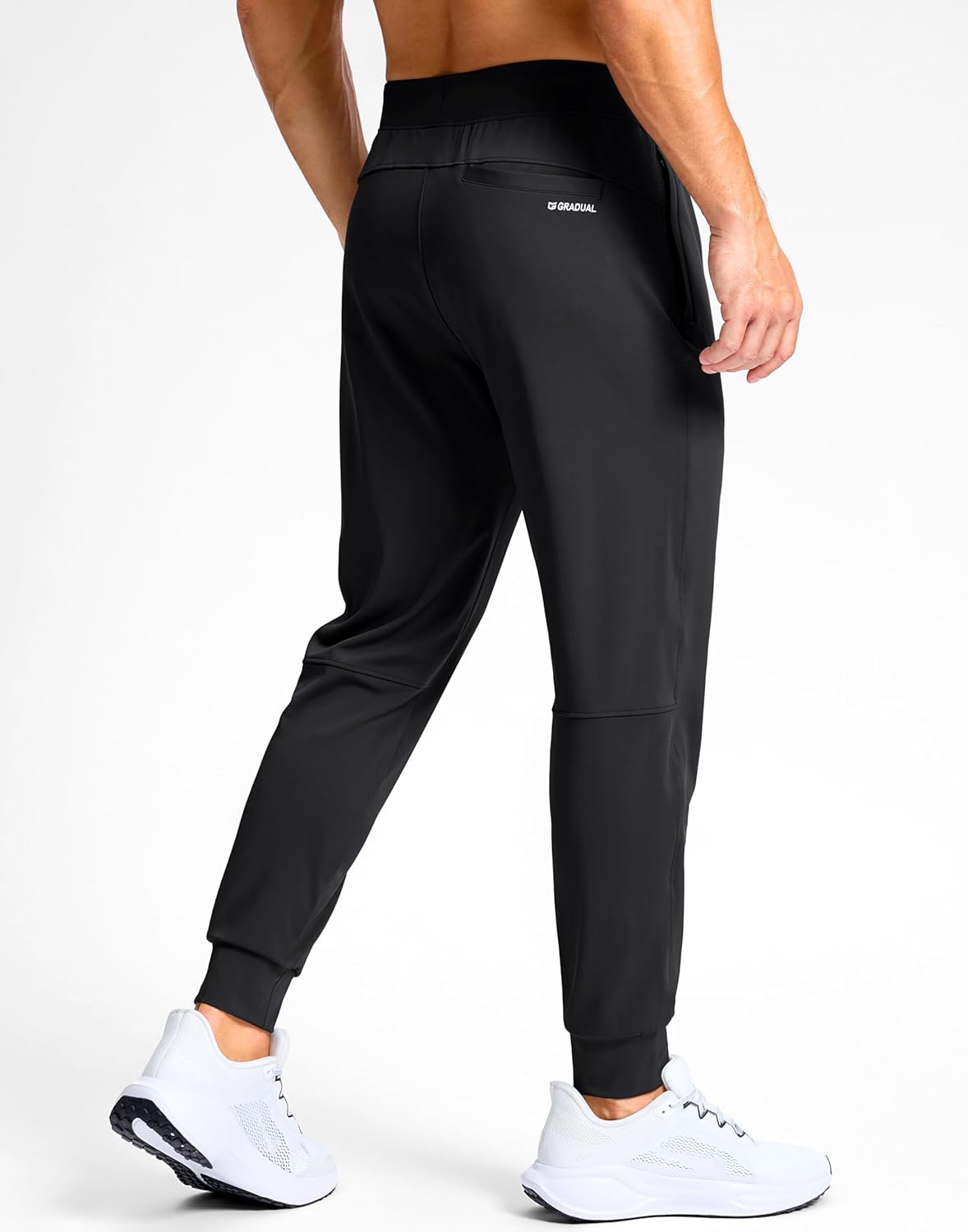 G Gradual Men's Golf Joggers Pants with Zipper Pockets Stretch Sweatpants Slim Fit Track Pants Joggers for Men Work Running - Image 4