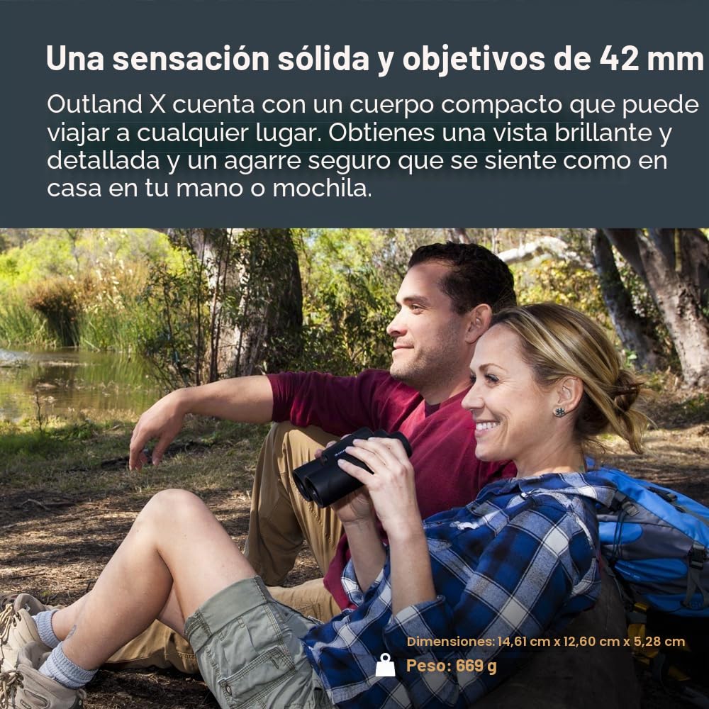 Celestron 71347 10 x 42 Outland X: prismáticos, negro