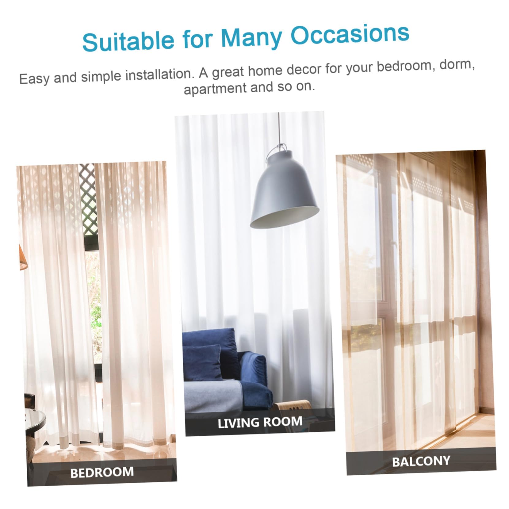 Embouts Décoratifs et 2pcs pour Tringle à Rideaux Design Élégant en Fer et Cristal Blanc Fonction Décoration Fenêtre Maison et Salle à Manger