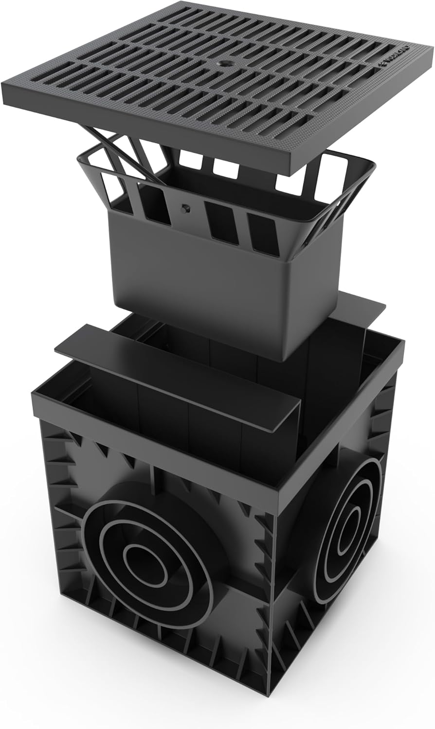 Vodaland 300x300 Yard drain Load Class A15 Plastic catch basin with