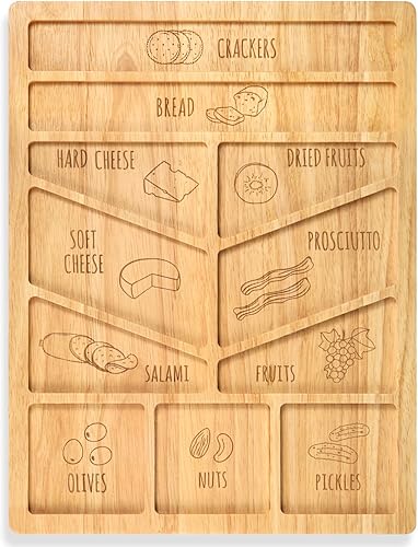 Miniatura 8 de Divertidas tablas de charcutería con chistes, platos grandes de madera para entretenimiento, regalos de boda para parejas, regalos de inauguración