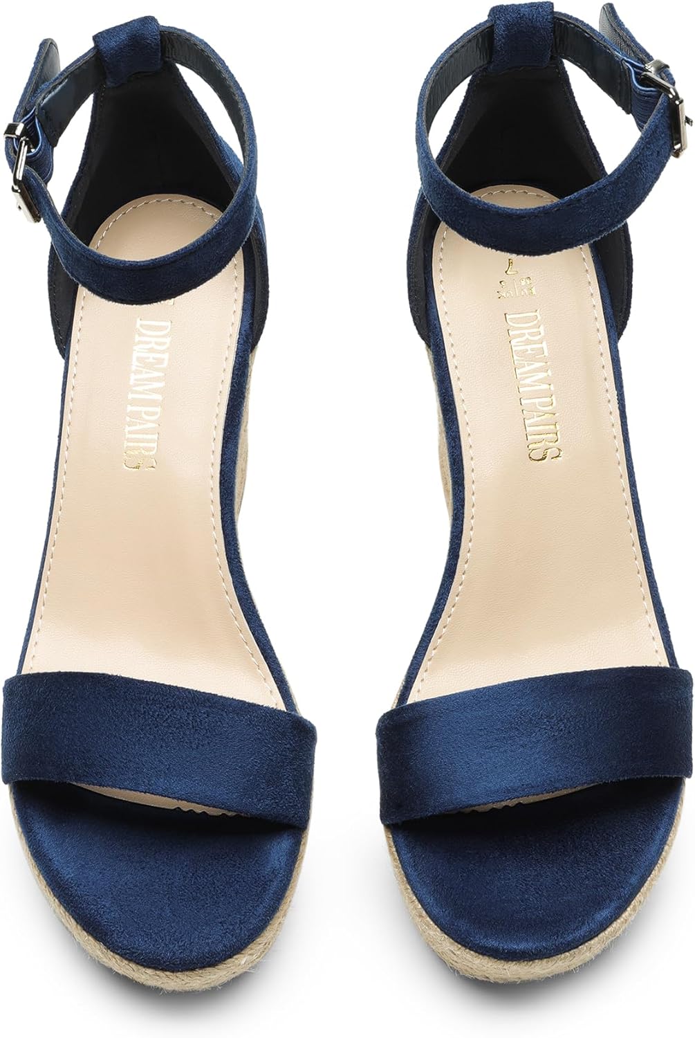 DREAM PAIRS Women's Platform Wedges Sandals, Comfortable Open Toe Espadrilles Sandals Dressy Buckle Ankle Strap Summer Shoes - Image 6