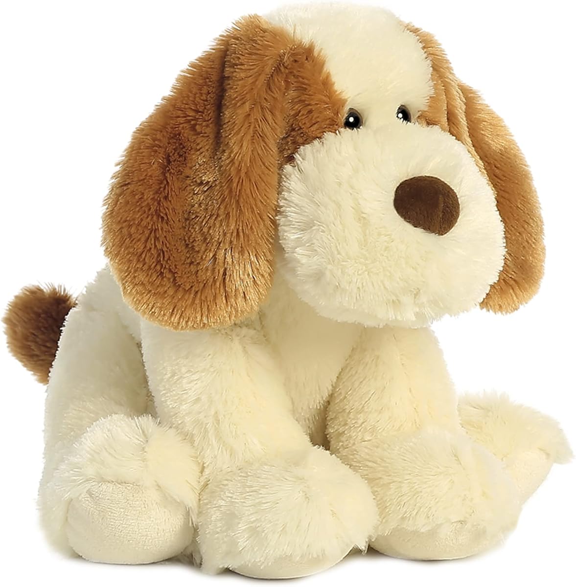 Animal de peluche Aurora® Cuddly Scruff - Comodidad acogedora - Acurrucados sin fin - Marrón 14 pulgadas