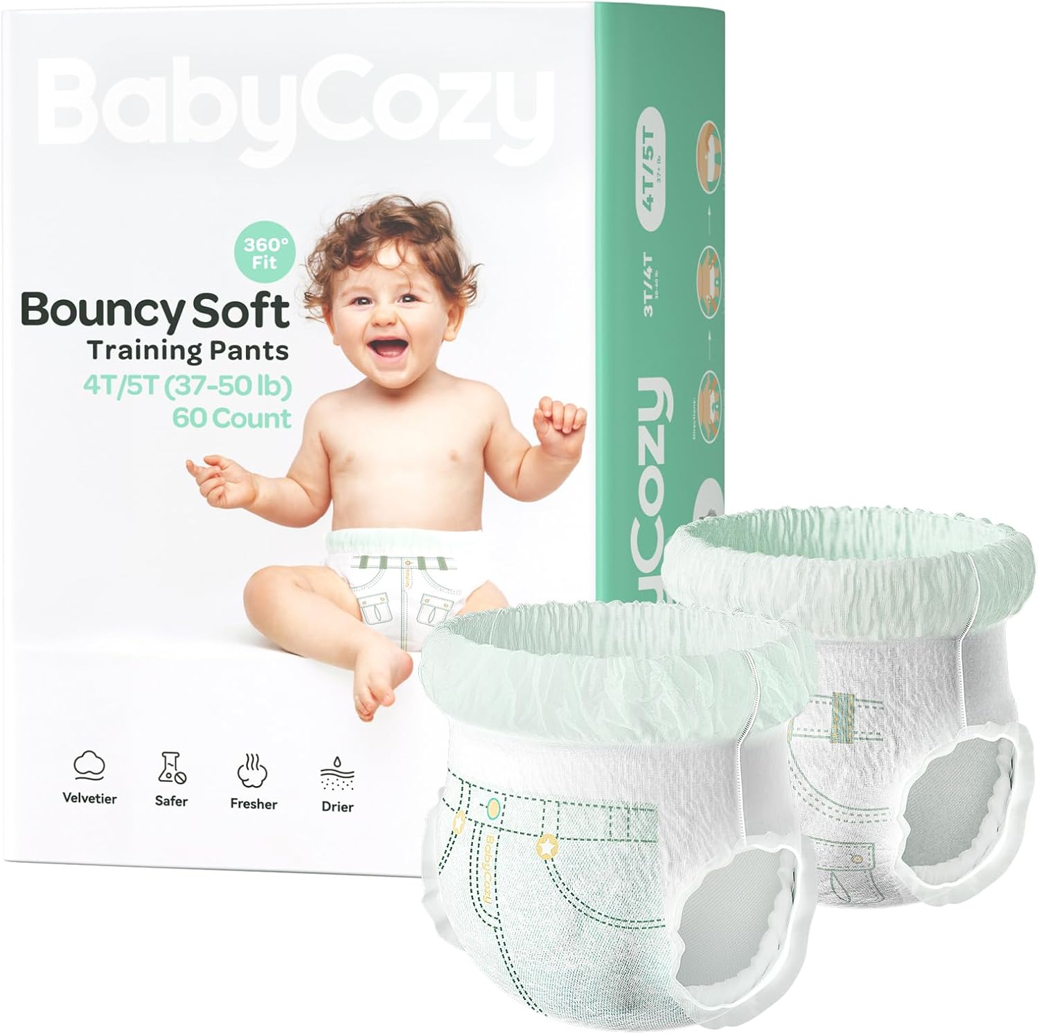 Amazon.com : Babycozy Training Pants, BouncySoft Toddler Disposable
