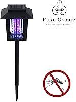 Vista 5 de Pure Garden Energía solar UV Led Light - Negro